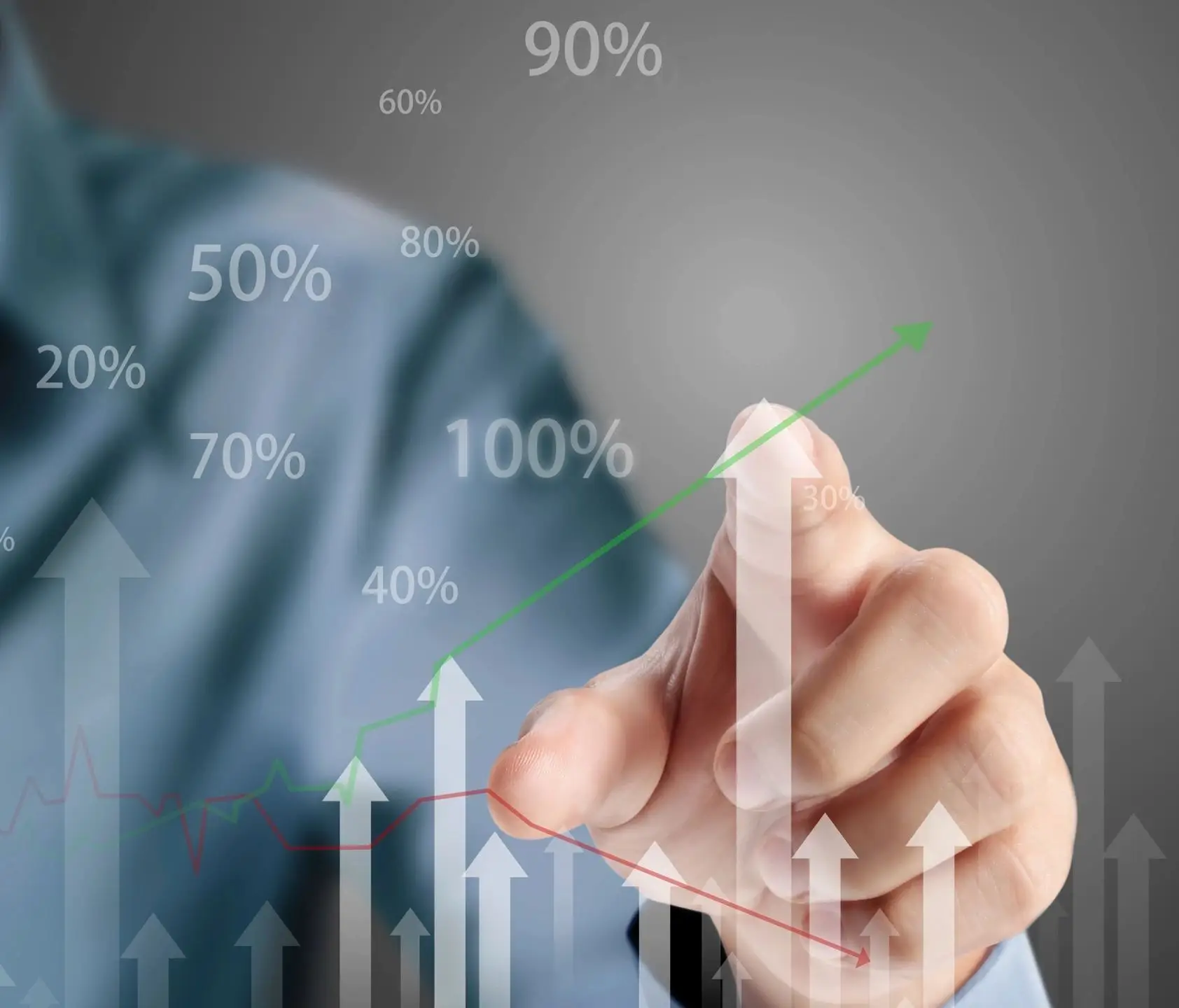 Abstract data visualization of credit bureau queries and prescreen list generation